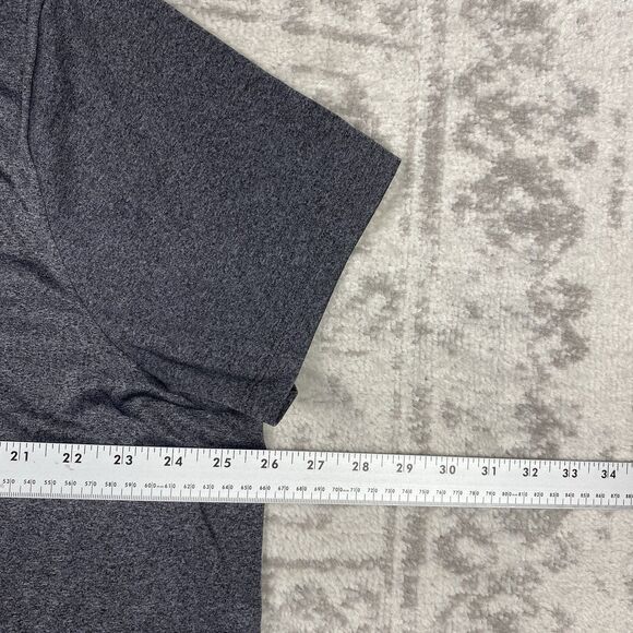 Under Armour Tee HeatGear Women’s V-Neck T-Shirt Gray Loose Size Plus 2X - Picture 3 of 5